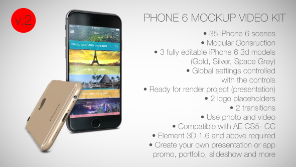 Phone 6 Mockup Video Kit
