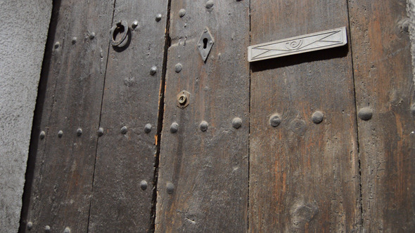Big Old Wooden Door