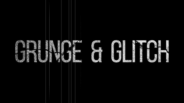 GRUNGE & GLITCH Logo opener