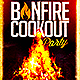 Bonfire Cookout Party Flyer - GraphicRiver Item for Sale