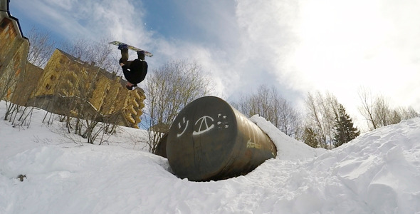 Snowboard Front Flip