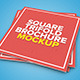 Square Tri-Fold Mock-Up - GraphicRiver Item for Sale