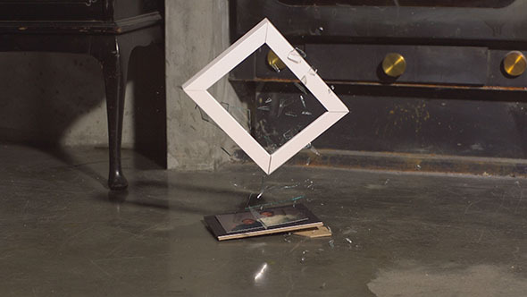Frame Dropping onto a Concrete Floor