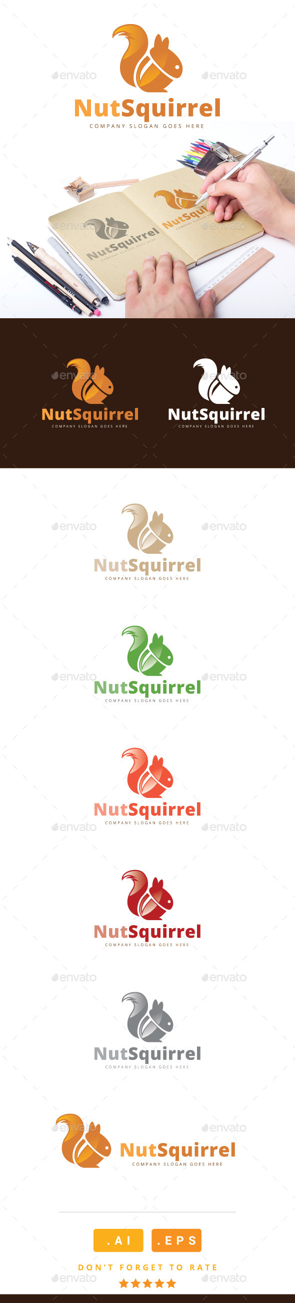 Nut Squirrel Logo