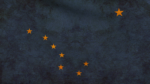 Alaska Flag 2 Pack – Grunge and Retro alt