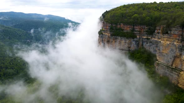 Сlouds in the mountains