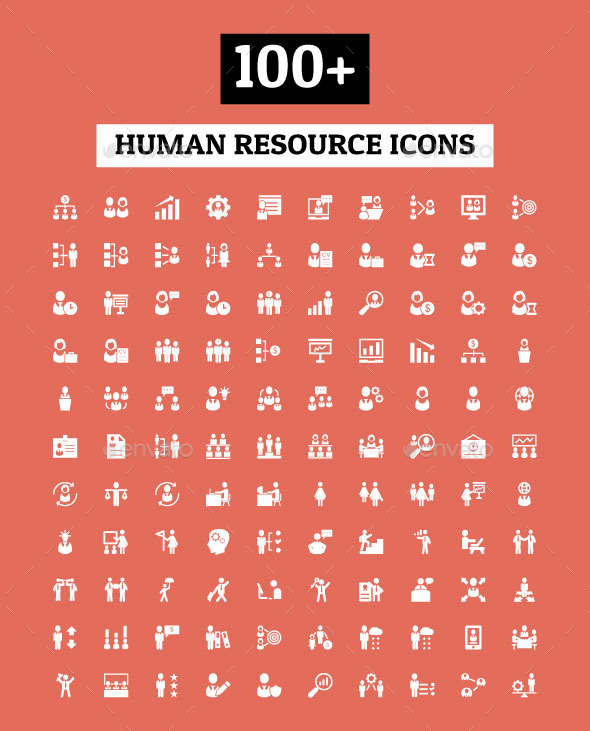 100+ Human Resource Icons