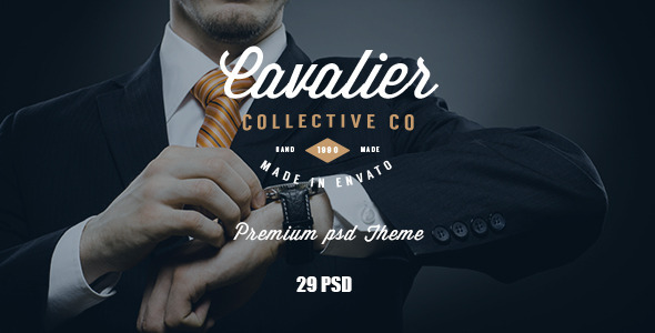 Cavalier - E-Commerce and Blog PSD Theme