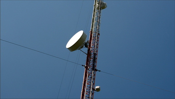 The Circular Dish from a Gsm Tower