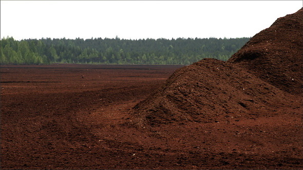 Big Heaps of Red Peat Land