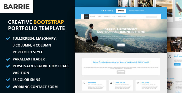 Barrie : Creative Multipurpose HTML Template