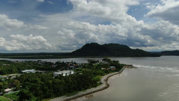 The Beaches at the most southern part of Borneo Island