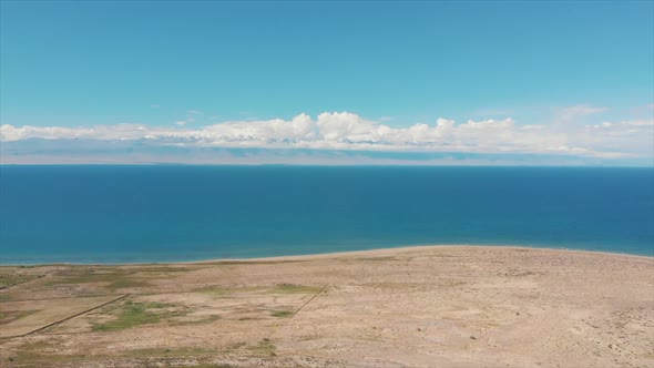 The Issyk-kul Lake. Kyrgyzstan, Central Asia