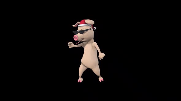 Cartoon Pig Dance 5 alt