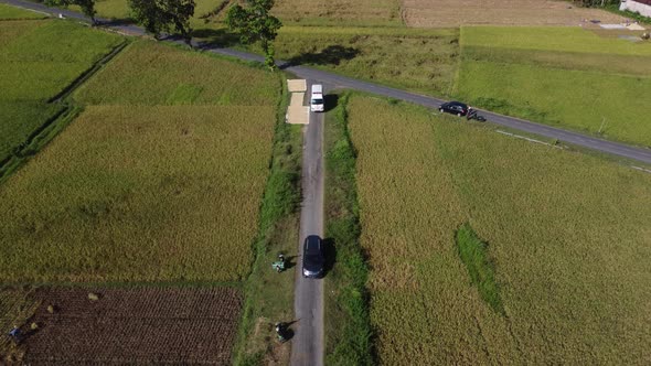 The arrival of an ambulance transporting coffins exposed to COVID-19 for burial