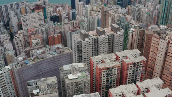 Hong Kong city view form top