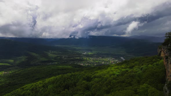 Dakhovskaya Village in Adygea Russia