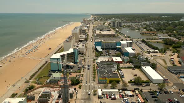 Establishing Drone Aerial Video Virginia Beach Va Usa