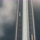 Drone view of Yavuz Sultan Selim Bridge and foggy weather - VideoHive Item for Sale
