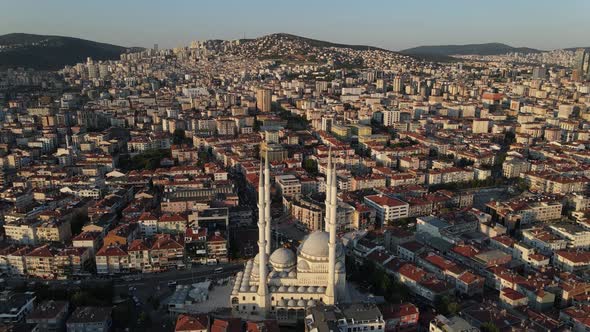 Islam Mosque Drone Shot