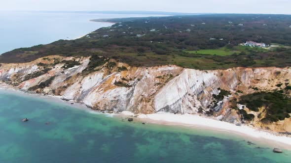 Views of the Gay Head Cliffs of Clay, located on the town of Aquinnah western-most part of the islan