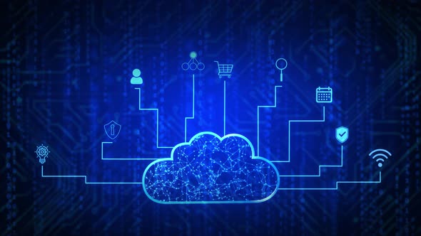 HUD Digital cyberspace. Technology network and data connection  alt