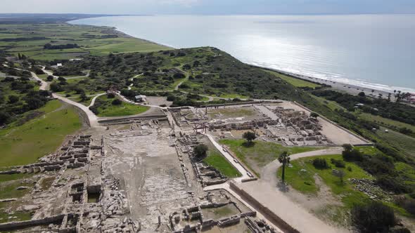 Kurion, Limassol, Cyprus.  Winter and beautiful views.