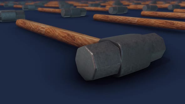 Multiple Sledge Hammers In A Row Hd