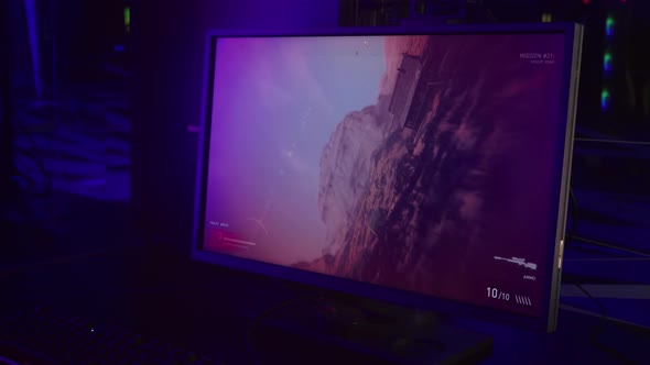 Player With Sniper Rifle Defeated In First-person Shooter Computer Game alt