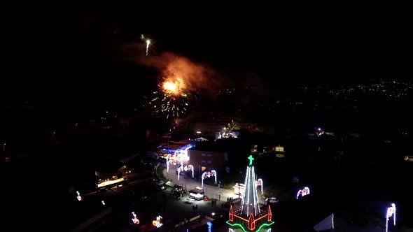 New Year City Firework
