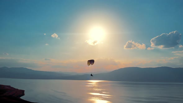 Paragliding on a Summer Day