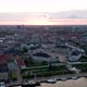 Aerial view of Amalienborg Castle, Denmark at sunset - VideoHive Item for Sale