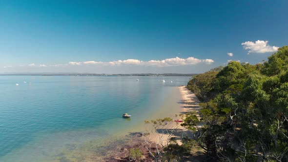 Coochiemudlo Island beach, Brisbane, Queensland, Australia