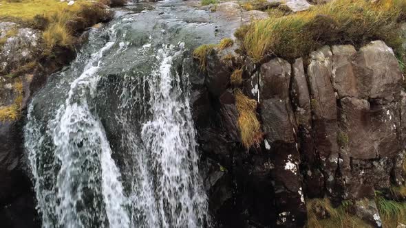 Famous Torc Waterfall at Connor Pass in Ireland