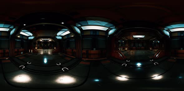 Vr360 View of Spaceship Interior alt