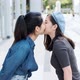 Young asian lesbian LGBT couple moments happiness - VideoHive Item for Sale