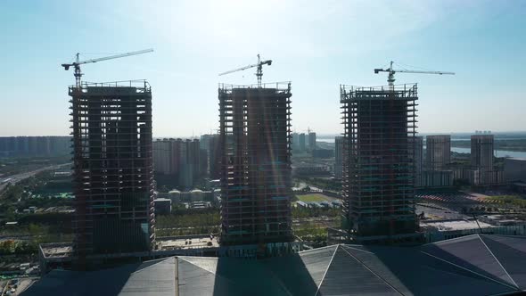 Nanjing City, Jiangsu Province, urban construction landscape