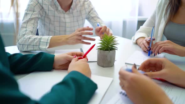 Young People Actively Gesturing while Communicating