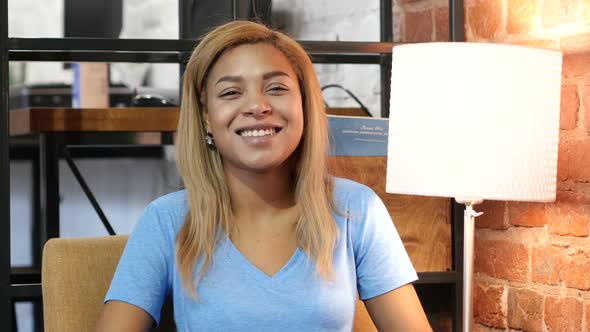 Smiling Young Black Woman