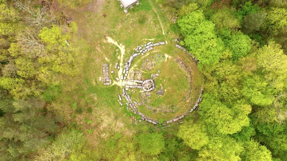 The mound necropolis in Strandja mountain, Bulgaria