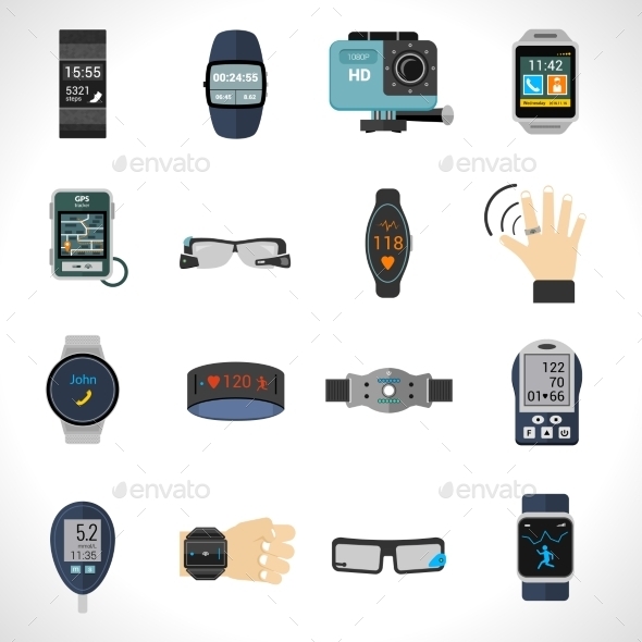 Wearable Technology Icons