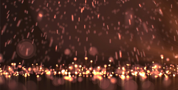 Falling Gold Particles