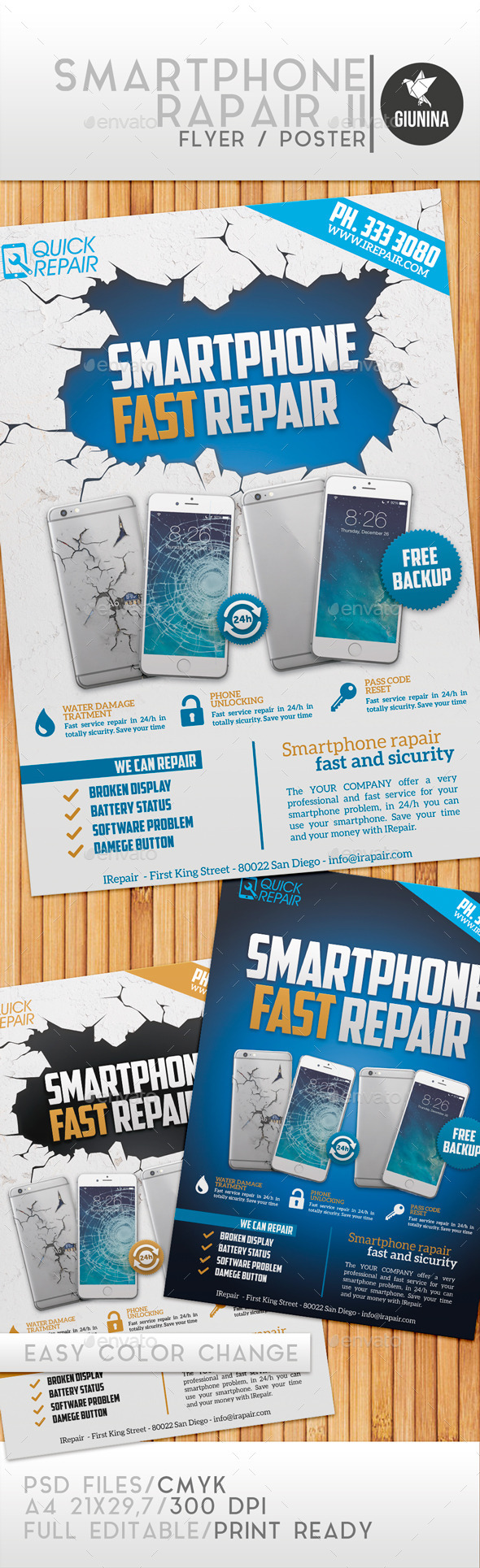 Smartphone Repair II Flyer/Poster