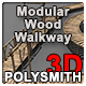 Modular Wood Walkway or Jetty - 3DOcean Item for Sale