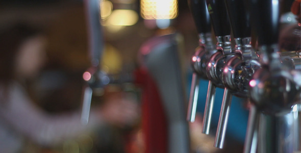 Work Bartender in a Pub