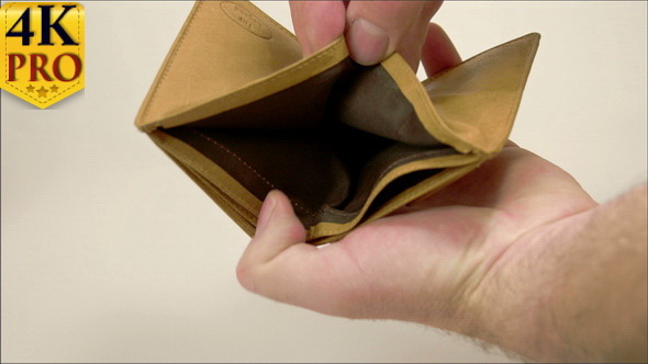 An Empty Brown Wallet alt