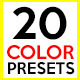 20 Color Presets - VideoHive Item for Sale