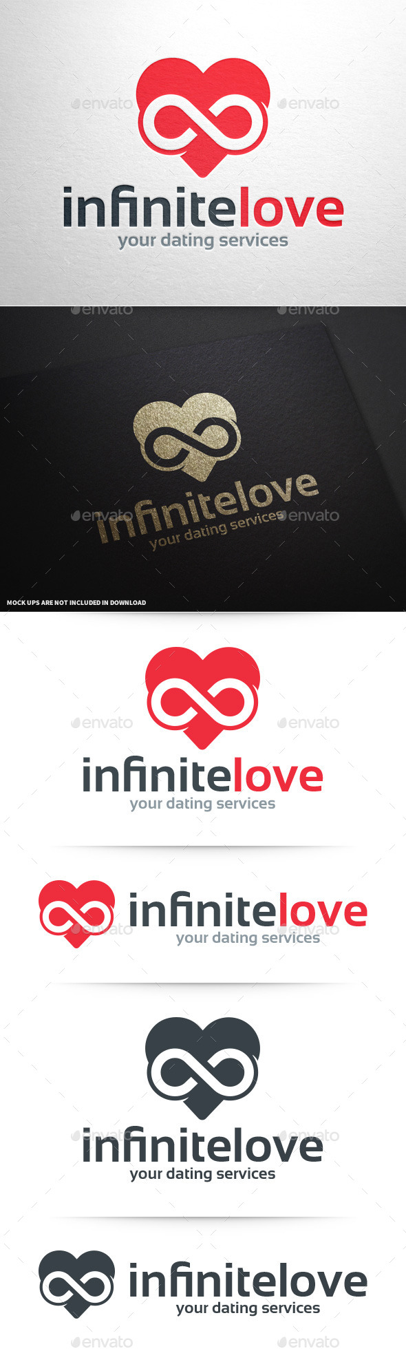 Infinity Love Logo Template