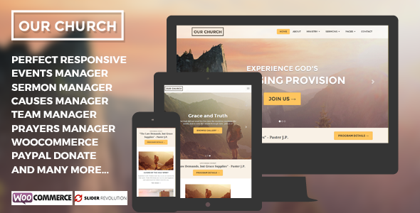 Our Church - Church WordPress Theme