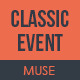 Classic Event Muse Template With Gumroad - ThemeForest Item for Sale
